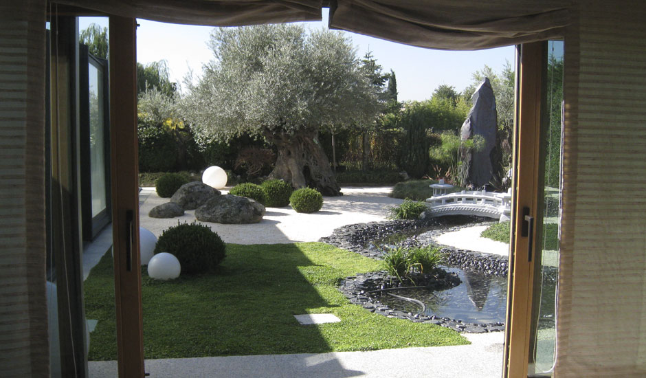 Imagen ejemplo jardines exteriores, obra de Teresa Jara Paisajista